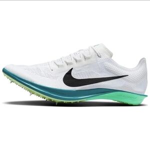 Nike ZoomX Dragonfly 2 White Electric Algae Track FD8413-102 Sz Mens 8/Wmns 9.5